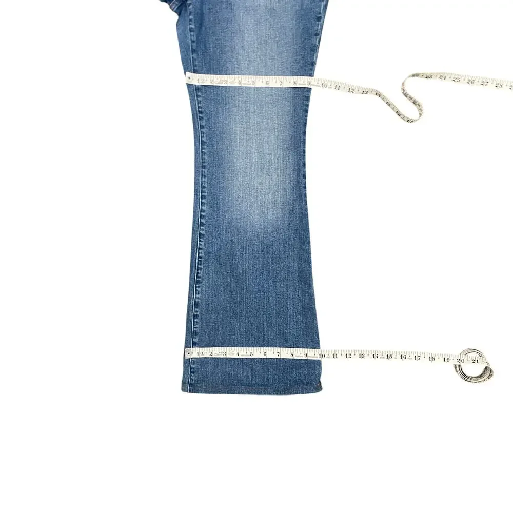Madewell Womens Skinny Flare Jeans Size 31 Medium Blue Fair Trade - Picture 8 of 10